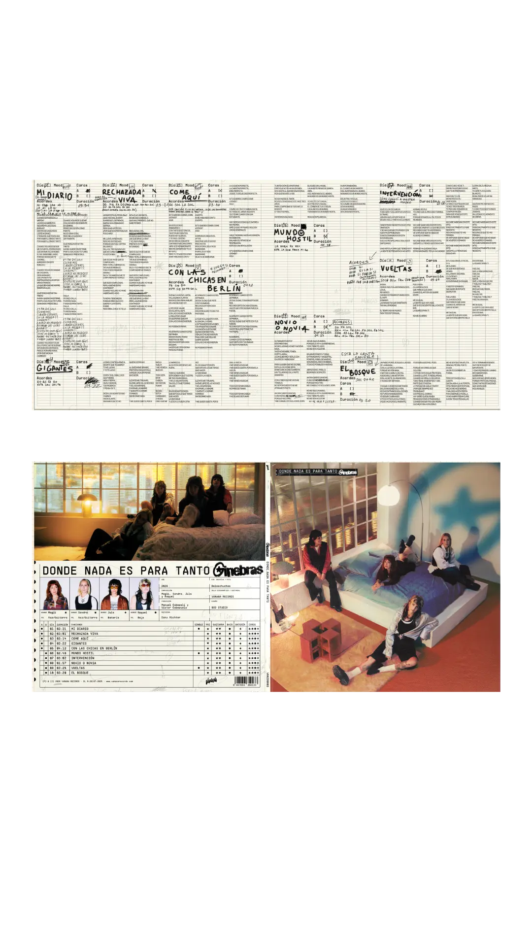 VINILO "Donde nada es para tanto" Ginebras - Imagen 2